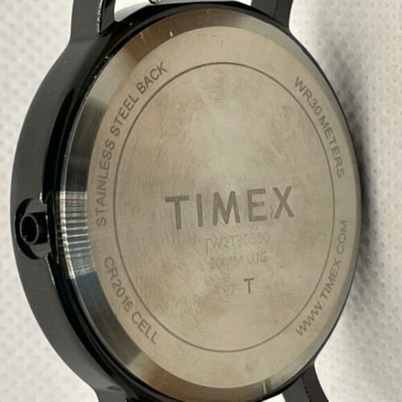 Timex Weekender TW2T30500 Men Brown Leather Analog Dial Quartz Wrist Watch TMR51 - Picture 10 of 10